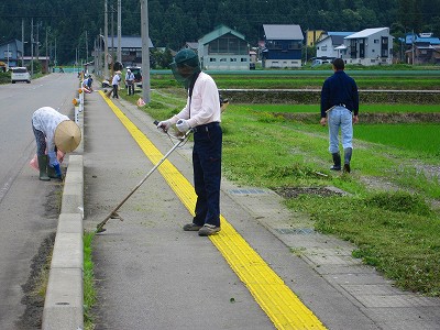 通学路の花壇整備　その１_a0251241_16395426.jpg