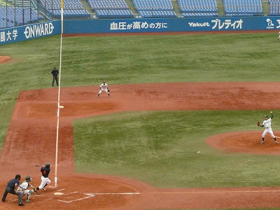専修大対拓殖大 6月19日 東都大学野球1部2部入替戦_b0166128_8245994.jpg