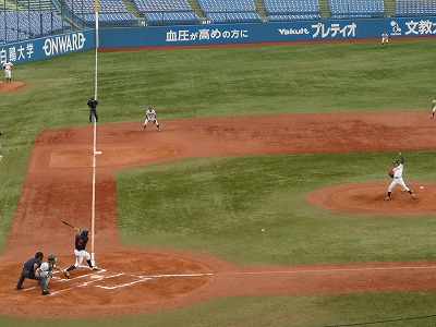 専修大対拓殖大　６月１９日　東都大学野球１部２部入替戦_b0166128_9135243.jpg