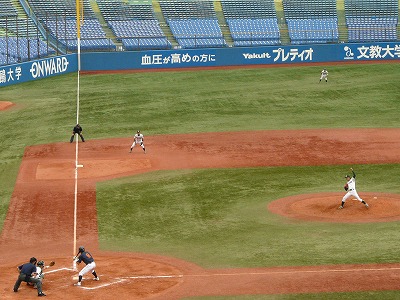 専修大対拓殖大 6月19日 東都大学野球1部2部入替戦_b0166128_9294453.jpg