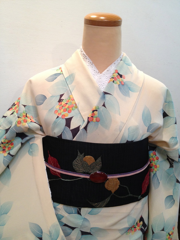 ほおずき刺繍帯×花実着物「夏色クラシカル」販売商品ご紹介29 : 着物の