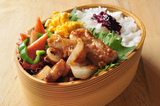 ポークケチャップ弁当_b0171098_88586.jpg