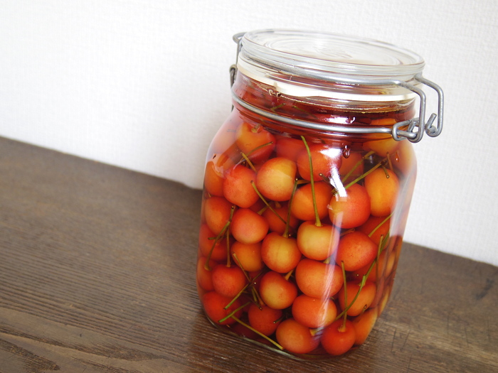 チェリーボンボンの仕込み : フランス菓子ひなた堂