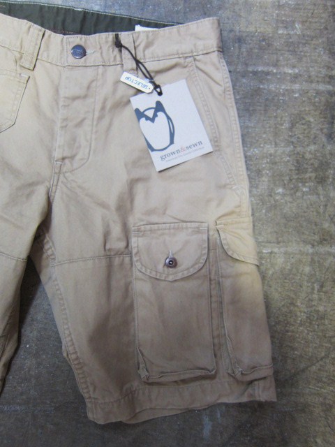 Grown & Sewn ・・・ 9Pocket CARGO SHORTS 。。。大人ショーツ入荷です♪♪♪_d0152280_14122125.jpg