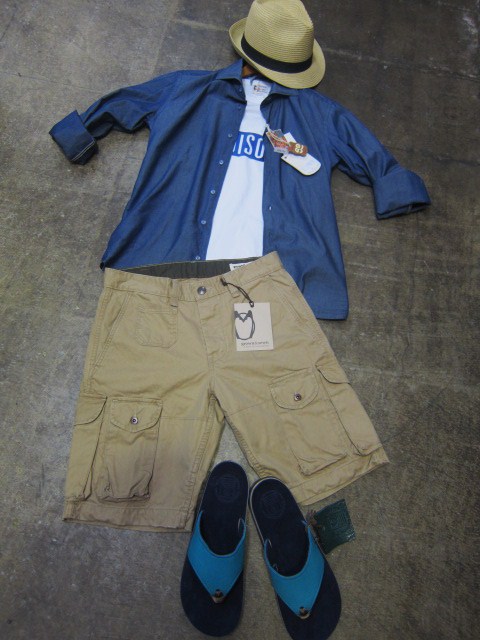 Grown & Sewn ・・・ 9Pocket CARGO SHORTS 。。。大人ショーツ入荷です♪♪♪_d0152280_14142583.jpg