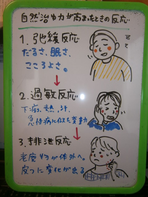 自然治癒力が高まった時の反応3段階 整体 ツボゲッチューりらく屋 朝霞 自然治癒力が高まった時の反応3段階 整体 ツボゲッチューりらく屋 朝霞