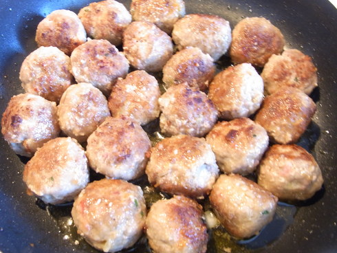 うちのミートボールスパゲッティ♪ Spaghetti e Polpette_b0246303_1934138.jpg