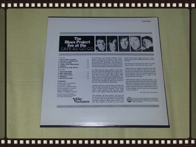 The Blues Project live at the CAFE AU GO GO (紙ジャケ)_b0042308_237246.jpg