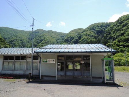 JR岩泉線 浅内駅にて_b0206037_16414580.jpg