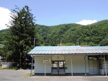 JR岩泉線 浅内駅にて_b0206037_1650574.jpg