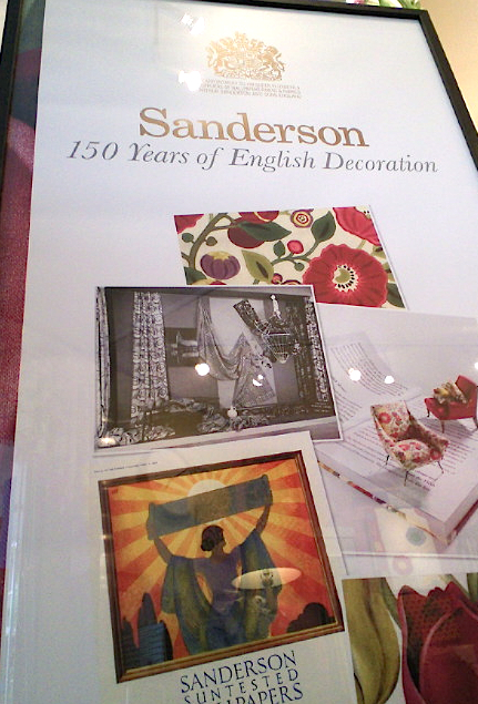 サンダーソンのポスターを額装しました。_c0157866_1363967.jpg