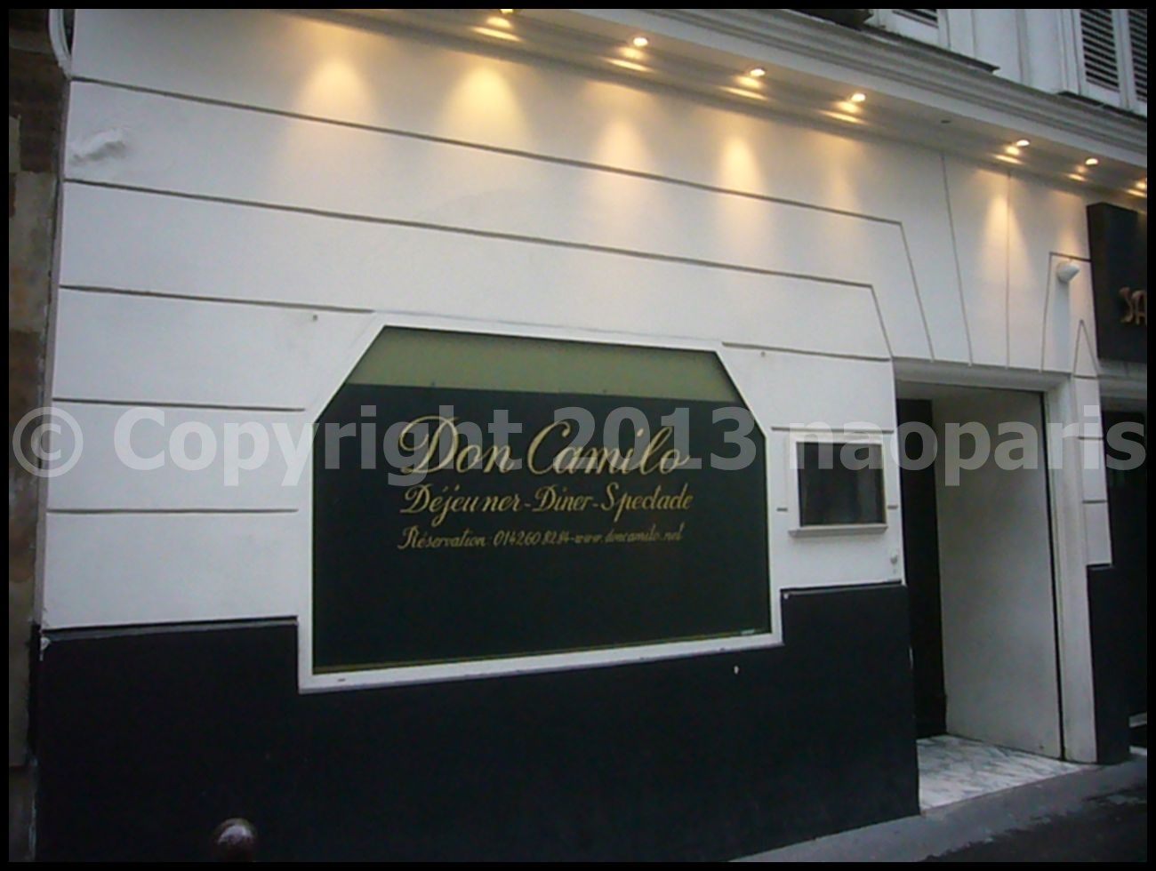 【Don Camilo】Diner spectacle ディナースペクタクル(PARIS)_a0014299_2314241.jpg