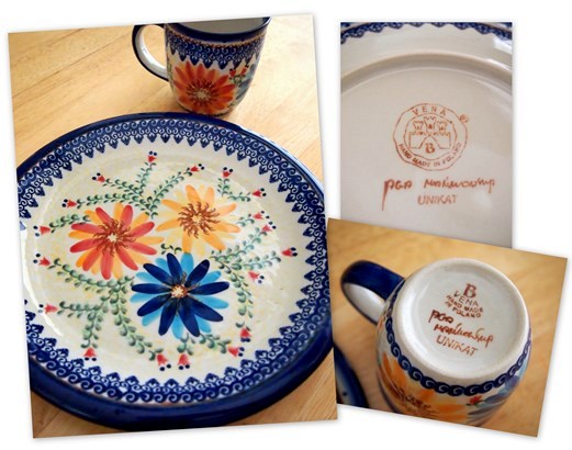 ★最近おきにいりの食器*Polish Pottery VENA★_e0139730_1142562.jpg