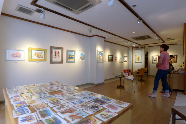 水彩画家 かとうくみさんの個展_b0175635_18443719.jpg