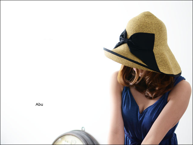 abu [アブ] PIPING RIBBON HAT/パイピングリボンハット [NH-008P]再入荷♪ _f0051306_1432915.jpg