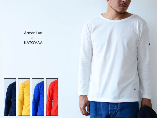 ARMOR LUX × KATO\'AAA [アルモーリュックス × カトートリプルエー]　Boat neck Basque shirt [NC230741]_f0051306_17573497.jpg