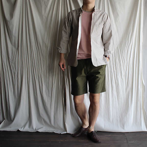 Honor gathering　（オナーギャザリング）　『french cotton moleskin short pants』_c0181543_0395250.jpg