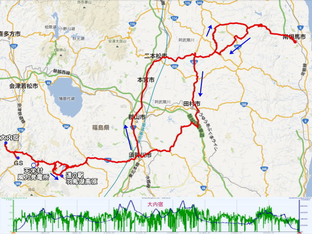 天栄村風力発電所散策ついでに大内宿_e0170546_1946145.jpg