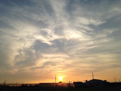 田んぼと夕焼け。_e0136066_18535281.jpg