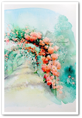 水彩画 優しく描こう花と風景 7月テーマ Atelier Charmant のボタニカル 水彩画ライフ 水彩画 優しく描こう花と風景 7月テーマ Atelier Charmant のボタニカル 水彩画ライフ