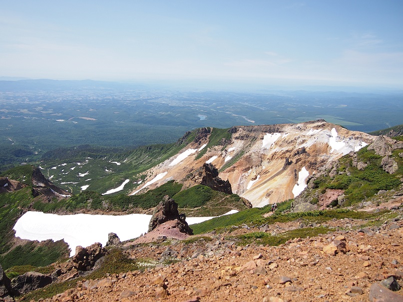 【後編】　初めての十勝連峰縦走♪　富良野岳～上ホロまで。_b0281366_15385596.jpg