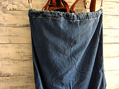 VINTAGE DENIM LAUNDRY BAG(ビンテージ デニム ランドリーバッグ)_e0337274_17212575.jpg