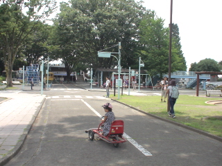 乗り物好きｋｉｄｓに嬉しい　エンジンゴーカートもある交通遊園　　～　府中市　～　府中市立交通遊園。_b0220939_2002221.jpg