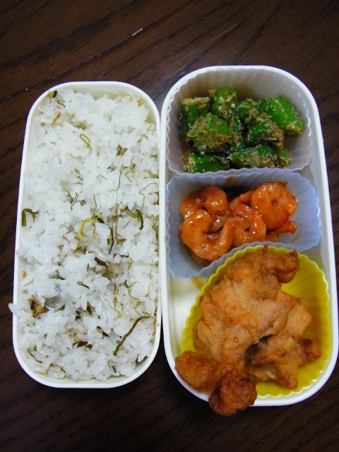 ある日のお弁当（から揚げ）_b0287241_6351171.jpg