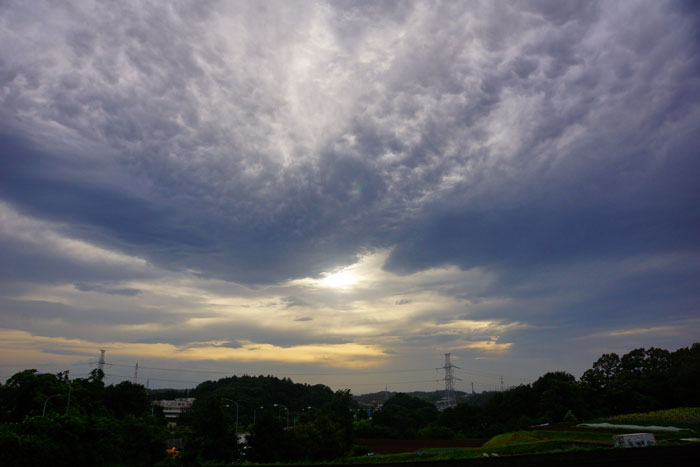 まさか…梅雨明け!?の夕_e0077521_22392269.jpg