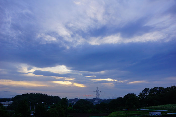 まさか…梅雨明け!?の夕_e0077521_22412525.jpg