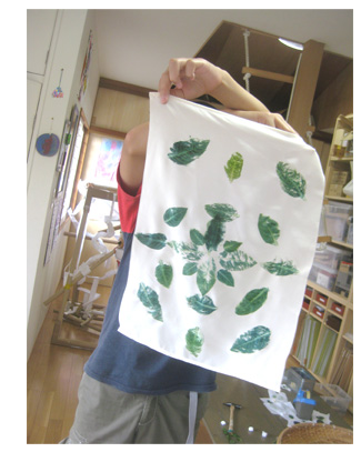 藍のたたき染め・幼 小学生クラス_f0211514_19341745.jpg