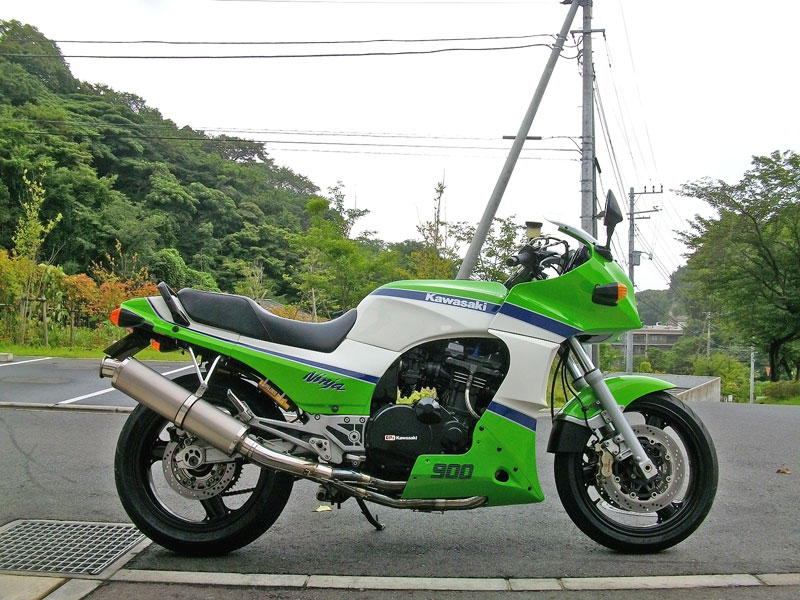 S本サン号 GPZ900Rニンジャ JBカヤバフォークO/Hで装着♪（Part2）_f0174721_2301126.jpg