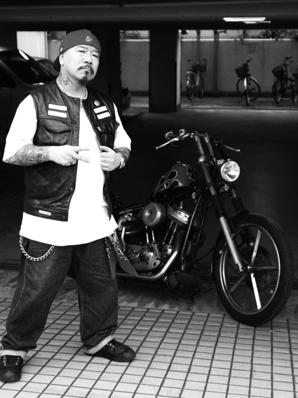 上田 満雄 ＆ Harley-Davidson XLH PANSTER（2013 0617）_f0203027_2143322.jpg