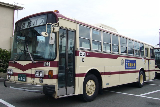 京都バス 富士重工５e 日野hu 103 撮影劇場