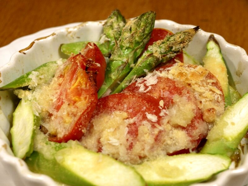 ☆アスパラガスとファーストトマトのグリル☆_c0092953_1545939.jpg