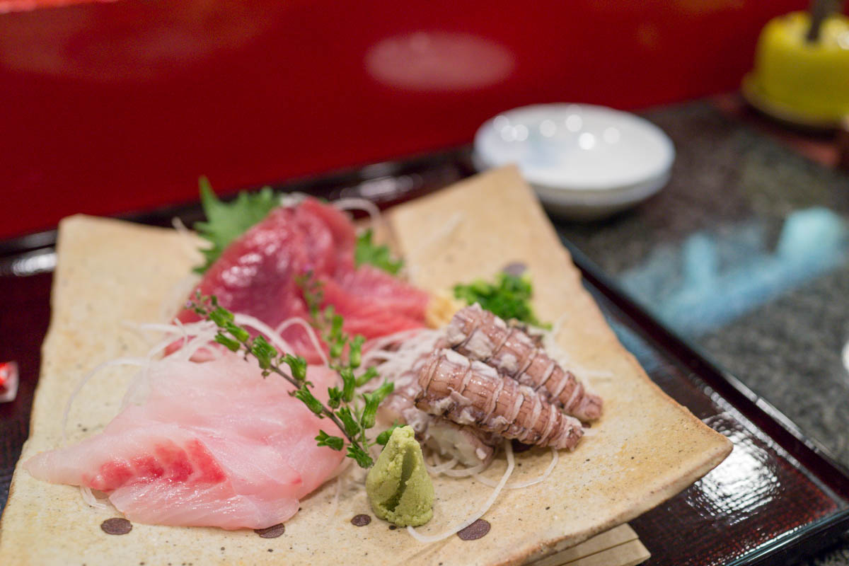 あこう鯛 かつお しゃこ 片瀬 東家 116 海辺でひとりごと