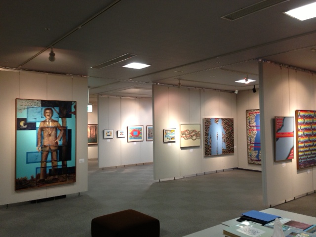 喜寿記念に、ﾄﾞ迫力の展覧会！｢植月正紀絵画展｣_d0252821_10163367.jpg