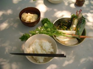 5月　葉物野菜と柏餅_e0127625_17512810.jpg