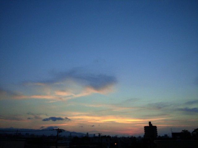 夕空。_f0200795_21593434.jpg