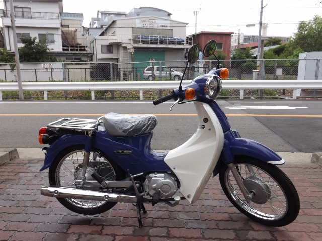 丸目カブ１１０コスタブルー新車！_e0157602_144482.jpg