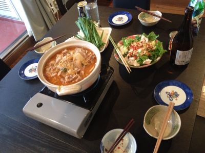 ハンマー投げ 室伏ゆかちゃんと⭐️キムチ鍋_c0151965_132010100.jpg