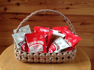 お菓子入れです 紙バンド石畳編みのかご屋でsuu お菓子入れです 紙バンド石畳編みのかご屋でsuu