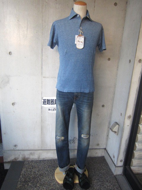 ORIAN ・・・ Light Indigo DENIM POLO! イタリア発・上品な大人POLO♪♪♪_d0152280_0475133.jpg