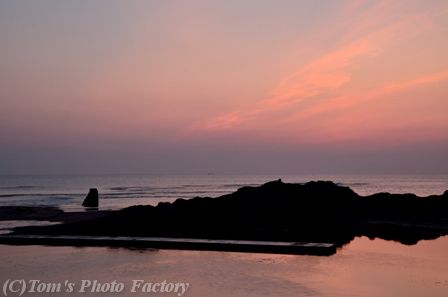 越前路～三国湊の風景～三国で眺める、海の夕陽_b0155692_20251960.jpg