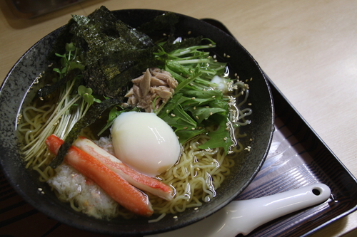 魚一（うぉっち）の冷製スープ麺　7月16日_f0113639_19473120.jpg