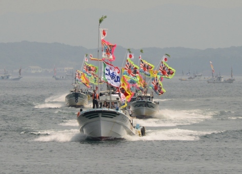 趣味の写真・・・・野島祭り・船団パレード　　南知多町篠島_b0105374_8472414.jpg