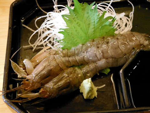生シャコのお刺身 喰ってやろう