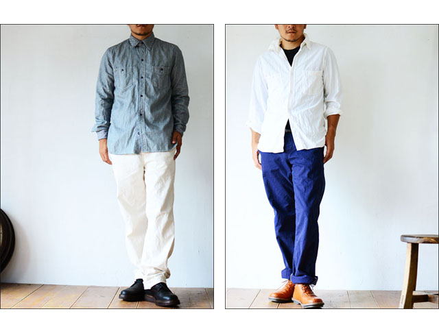 orslow[オアスロウ] FRENCH WORK PANTS ジンバブエ cotton herringbone _f0051306_22295969.jpg