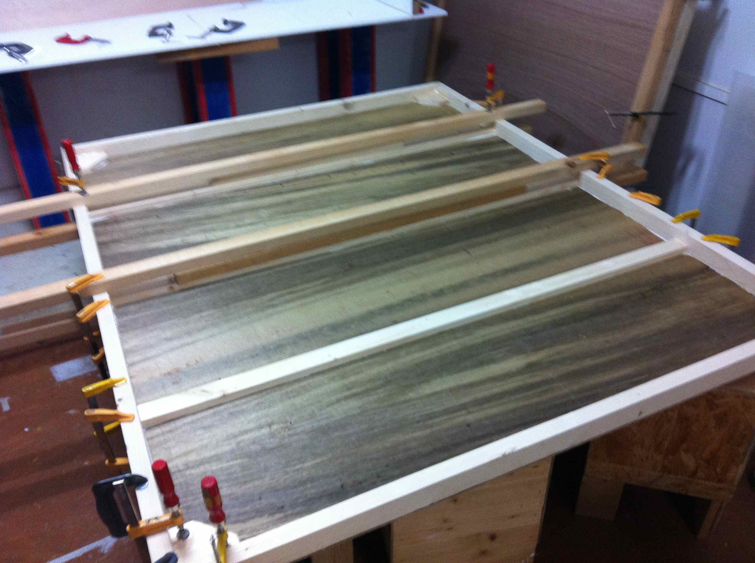 １００号の木製パネルの作り方 ワーキングフロー