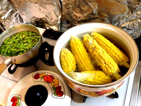 夏野菜の収穫祭ディナー_f0027367_10354513.jpg